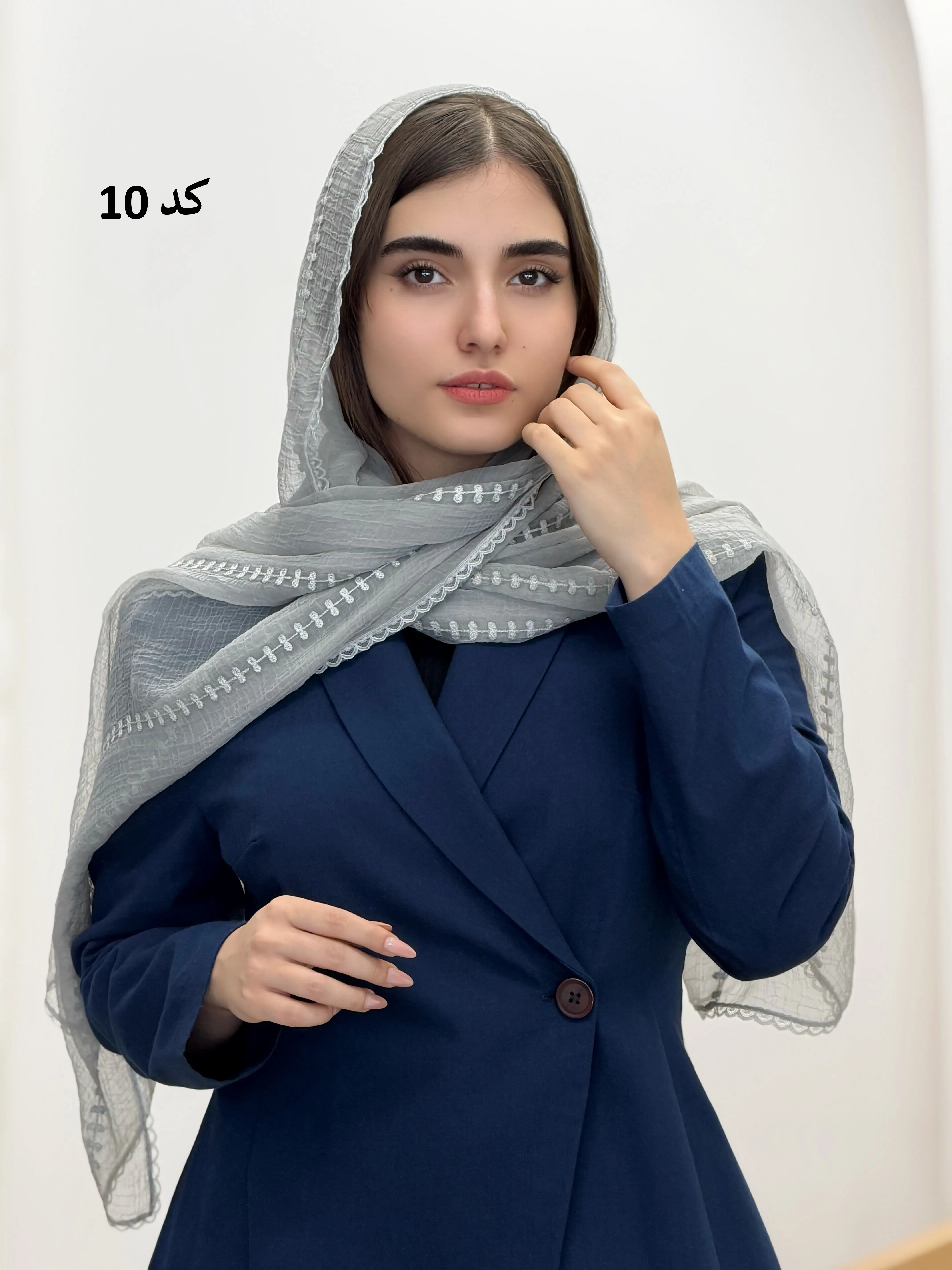 6574-شال حریر آلما